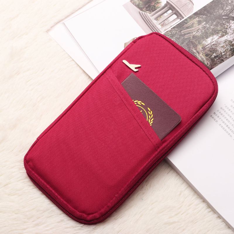 Γυναικεία Oxford Passport Bag Portable Boarding Bag Clutches Bag