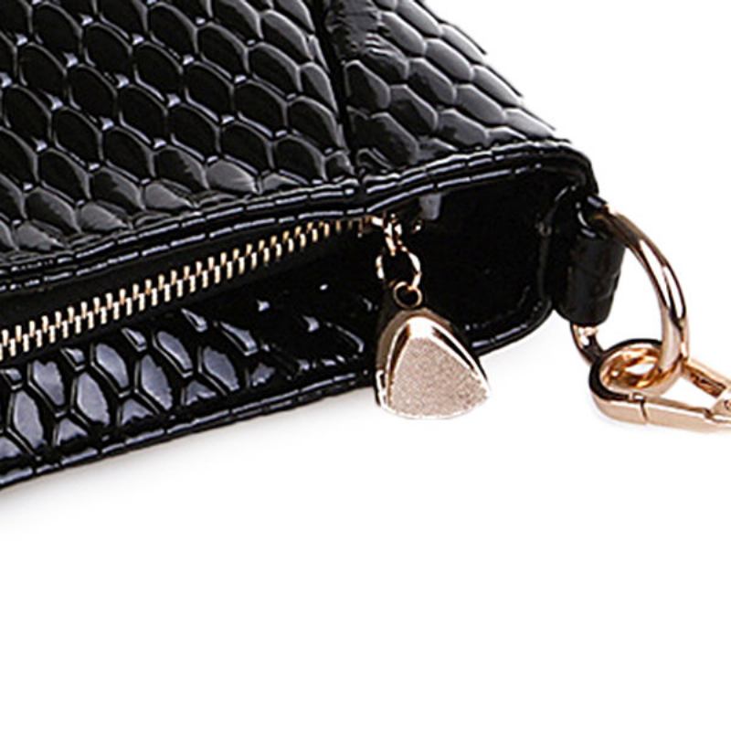 Γυναικεία Pu Crocodile Crossbody Τσάντα Ώμου Αγορών