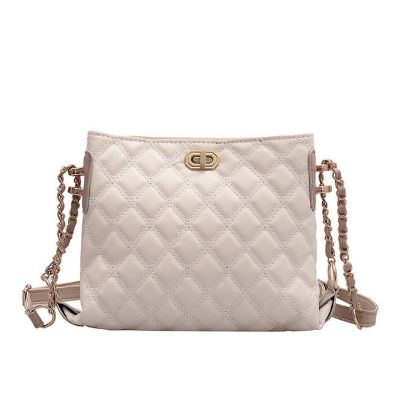 Γυναικεία Τσάντα Νέα Pu Linge Chain Fashion Messenger Απλή Wild Shoulder Bag