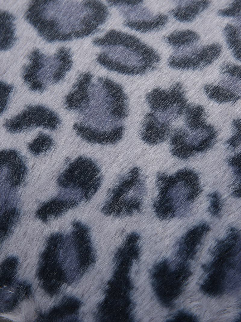 Γυναικεία Τσάντα Χιαστί Με Αλυσίδα Dacron Casual Leopard