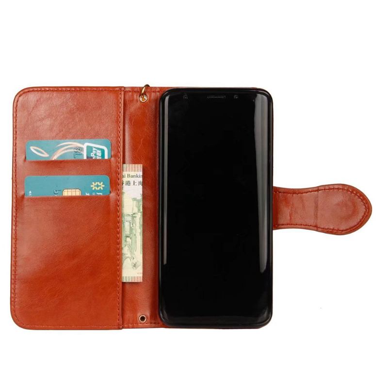 Γυναικεία Vintage Μασίφ Θήκη Τηλεφώνου Για Iphone 2 Card Slot Τσάντα Συμπλέκτη