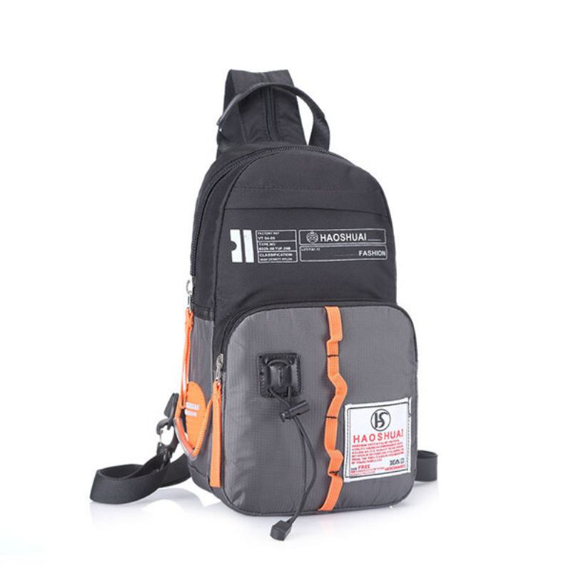 Γυναικείες Ανδρικές Τσάντες Ώμου Casual Nylon Sports Outdoor Chist Bag Πλάτης