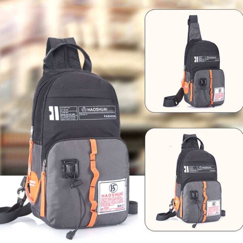 Γυναικείες Ανδρικές Τσάντες Ώμου Casual Nylon Sports Outdoor Chist Bag Πλάτης