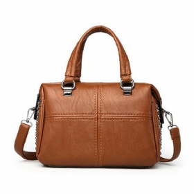 Γυναικείες Ραφές Ravert Τσάντα Leisure Boston Solid Crossbody