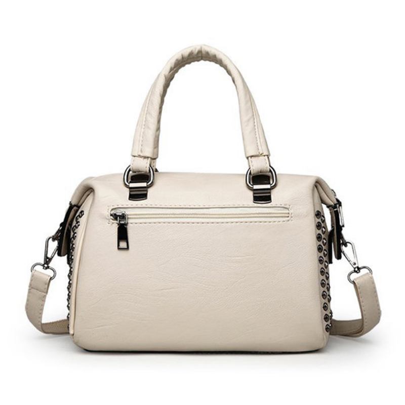 Γυναικείες Ραφές Ravert Τσάντα Leisure Boston Solid Crossbody