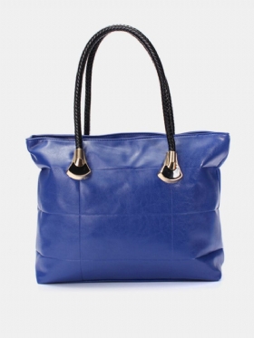 Γυναικείες Τσάντες Candy Color Casual Elegant Handbags Ώμου Με Φερμουάρ Αναψυχής