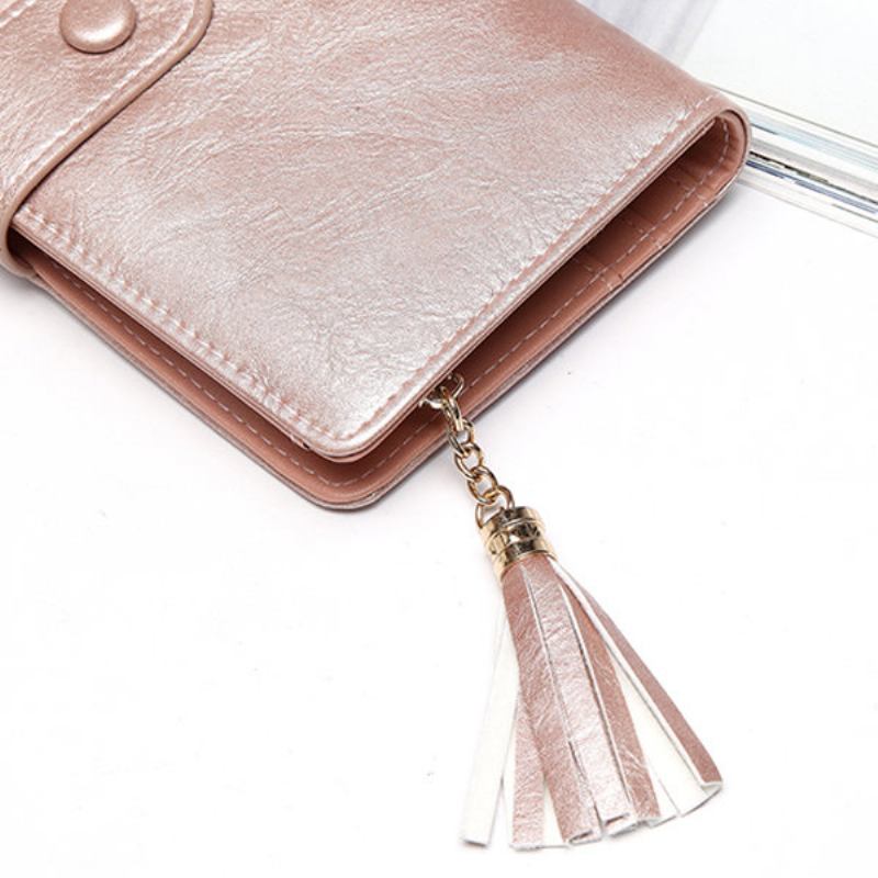 Γυναικείο Laser Pu Δερμάτινο Πορτοφόλι Κομψό Wristlet Wallet Clutches Τσάντα