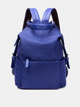 Γυναικείο Nylon Backpack Multizipper Students School