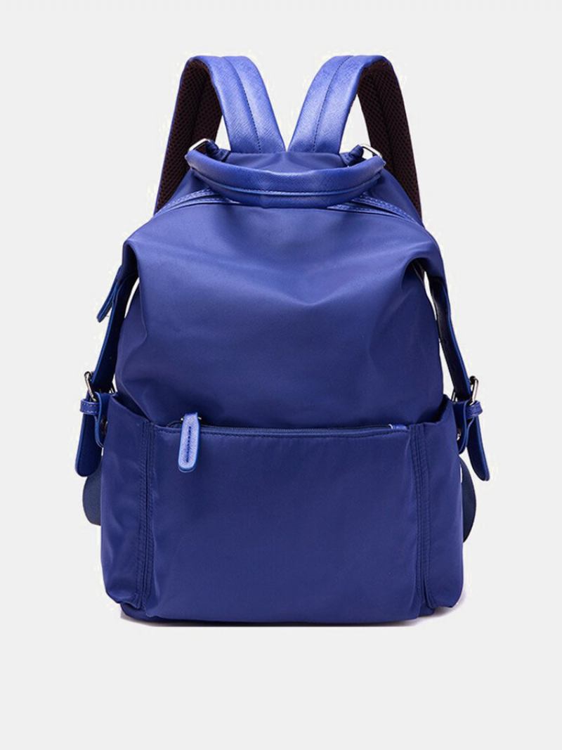 Γυναικείο Nylon Backpack Multizipper Students School