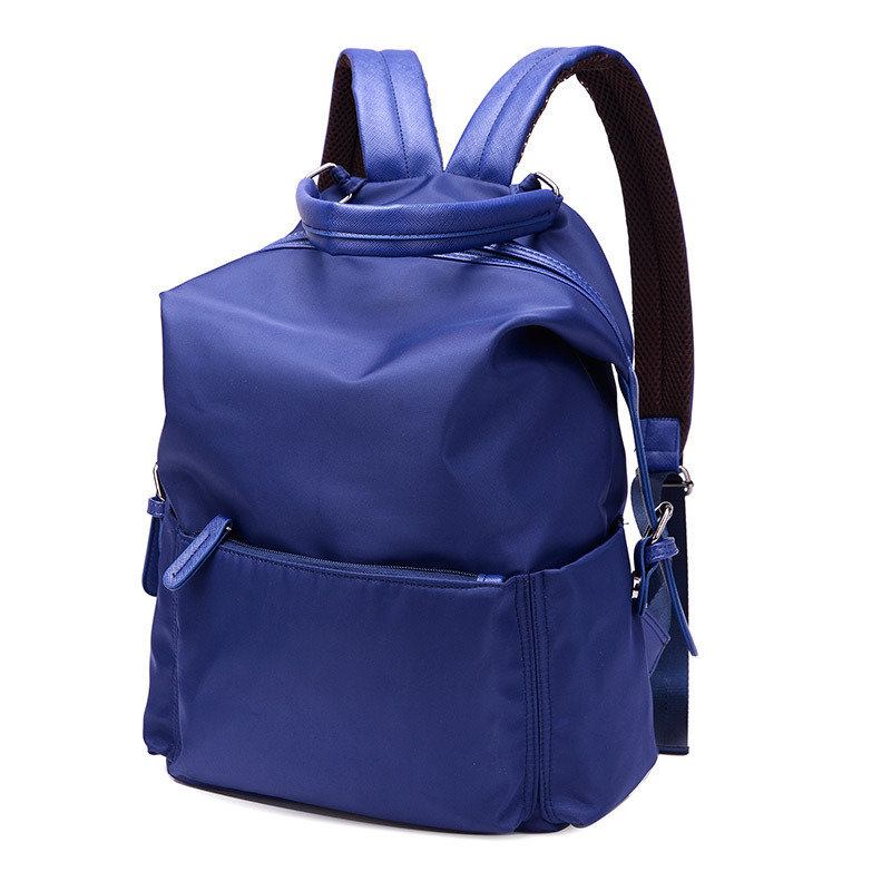 Γυναικείο Nylon Backpack Multizipper Students School