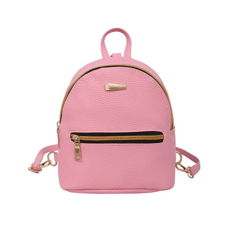 Γυναικείο Σακίδιο Πλάτης Candy Color Solid Preppy Chic Mini Bag