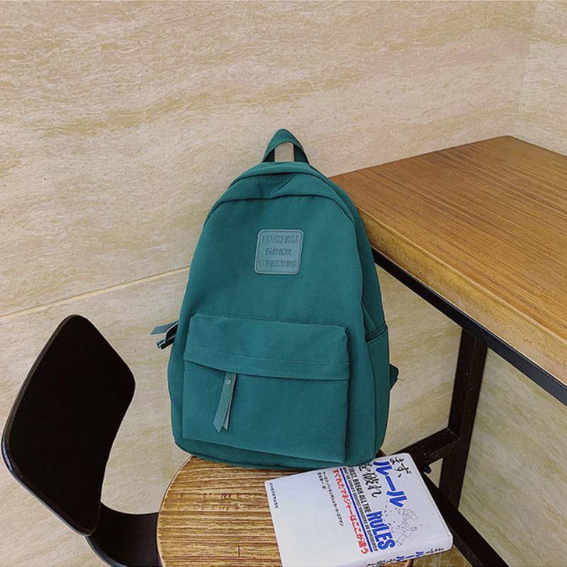 Ιαπωνική Έκδοση Του The Ancient Sense Of Solid Color Backpack Girl Super Student Bag Wild Waterproof Sen Tide 201