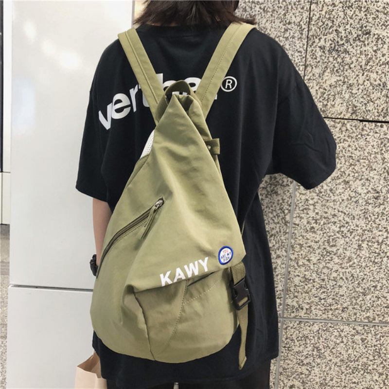 Ins Wind Bag Female College Backpack High School Sen Ancient Feeling Ακανόνιστη Casual Wild Shoulder Bag