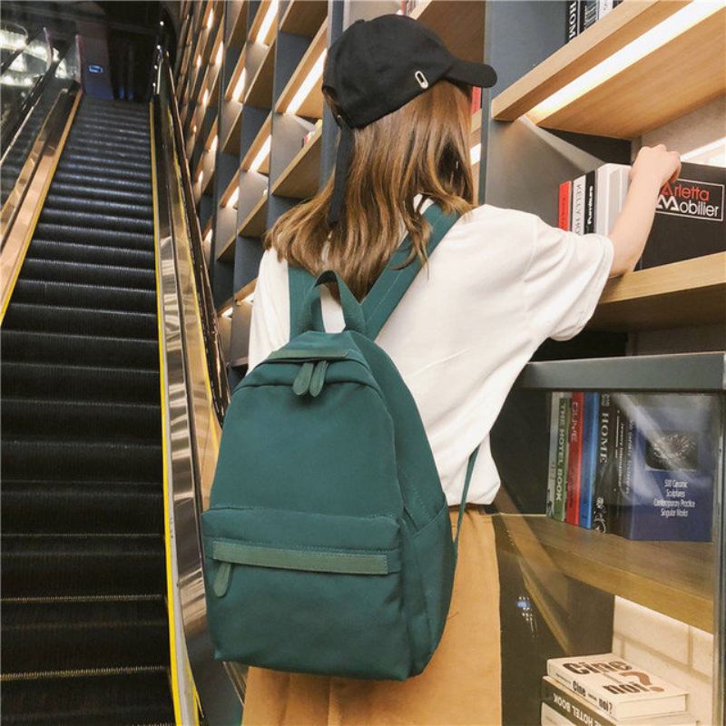 Ins Wind Bag Female Fashion College Student Casual Backpack Vintage Sense Girl High School Japanese Bf