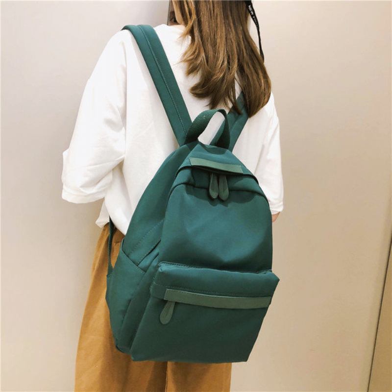 Ins Wind Bag Female Fashion College Student Casual Backpack Vintage Sense Girl High School Japanese Bf