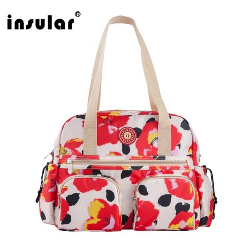 Insular Women Nylon Baby Diaper Bags Mummy Weekender Bag Τσάντα Χιαστί