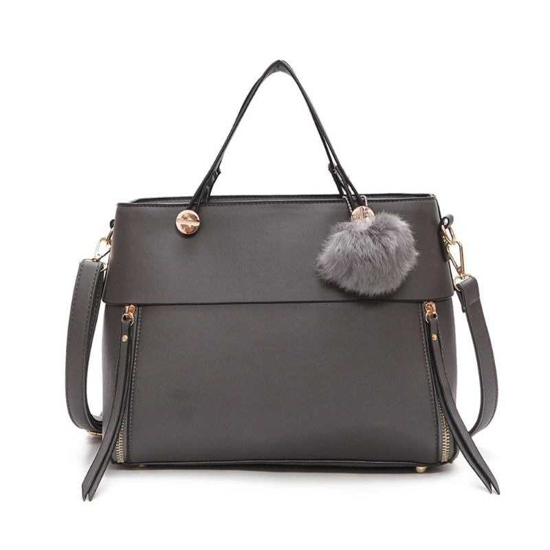 Lady Handbag Pu Fashion Simple Hand Big Bag Shoulder Messenger Για Γυναίκες Μεσήλικη Μητέρα