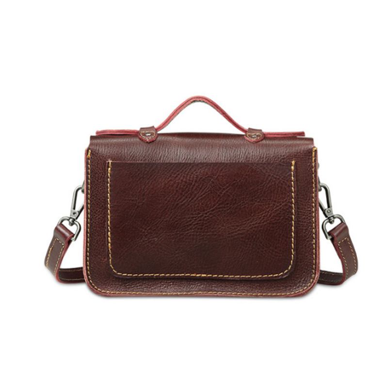 Μόδα Γυναικεία Τσάντα Ώμου Crossbody First Layer Δερμάτινες Casual Τσάντες Από Δέρμα Αγελάδας