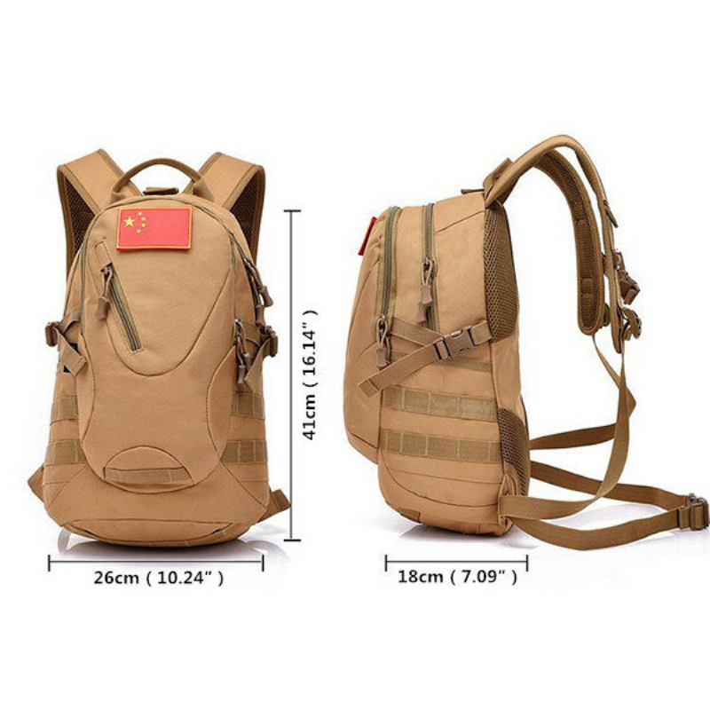 Nylon 20l Μεγάλης Χωρητικότητας Outdoor Travel Ridding Tactical Backpack Για Άνδρες