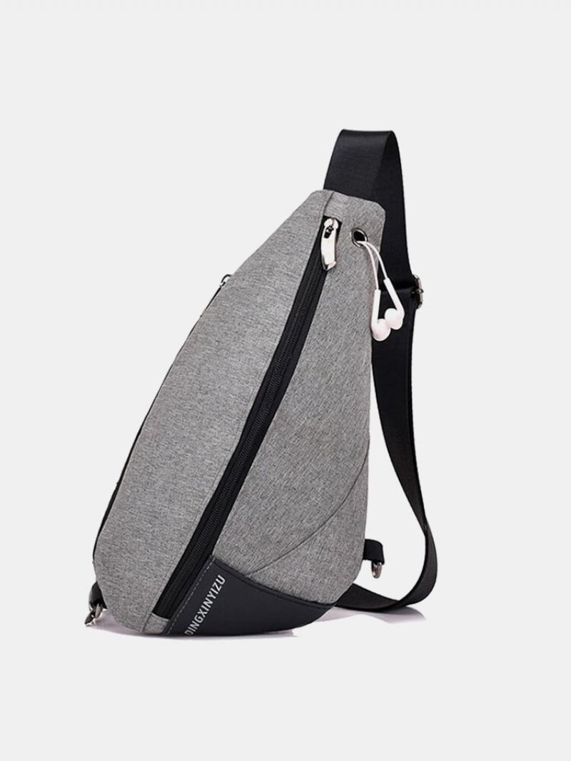 Oxford Casual Chest Bag Sling Bag Τσάντα Χιαστί Για Άνδρες