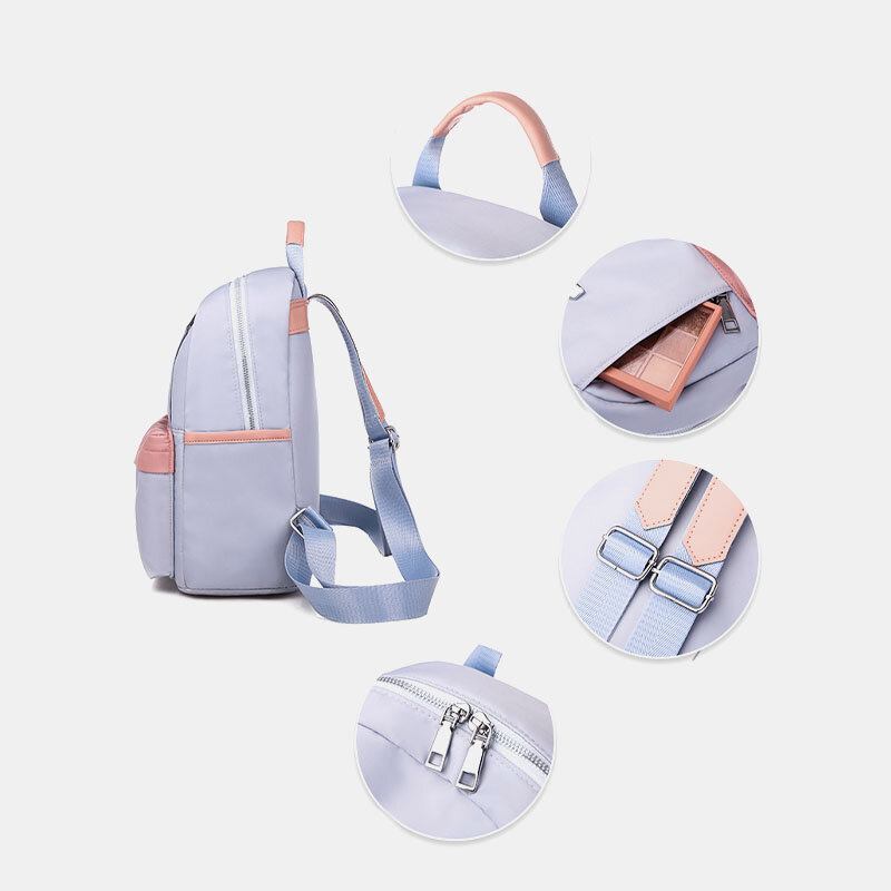 Patchwork Σχολική Τσάντα Laptop Backpack Σακίδιο Πλάτης Daypack