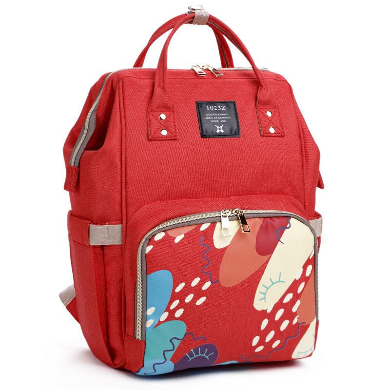 Print Diaper Mommy Bags Σακίδιο Πλάτης Πολυλειτουργικές Αδιάβροχες Ανθεκτικές Τσάντες Ώμου