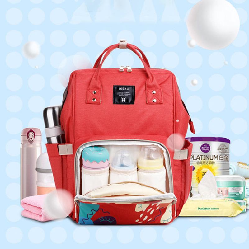 Print Diaper Mommy Bags Σακίδιο Πλάτης Πολυλειτουργικές Αδιάβροχες Ανθεκτικές Τσάντες Ώμου