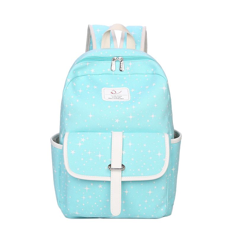 Σακίδιο Πλάτης Μαθητής Γυμνασίου Casual Print Backpack College Wind Τσάντα Ταξιδιού