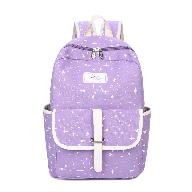 Σακίδιο Πλάτης Μαθητής Γυμνασίου Casual Print Backpack College Wind Τσάντα Ταξιδιού