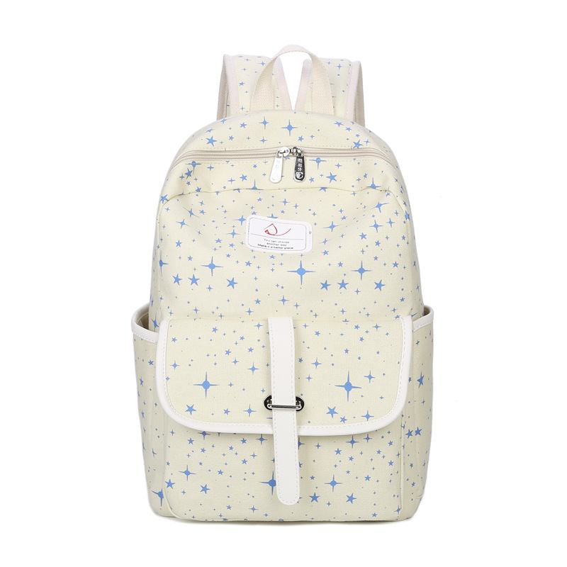 Σακίδιο Πλάτης Μαθητής Γυμνασίου Casual Print Backpack College Wind Τσάντα Ταξιδιού