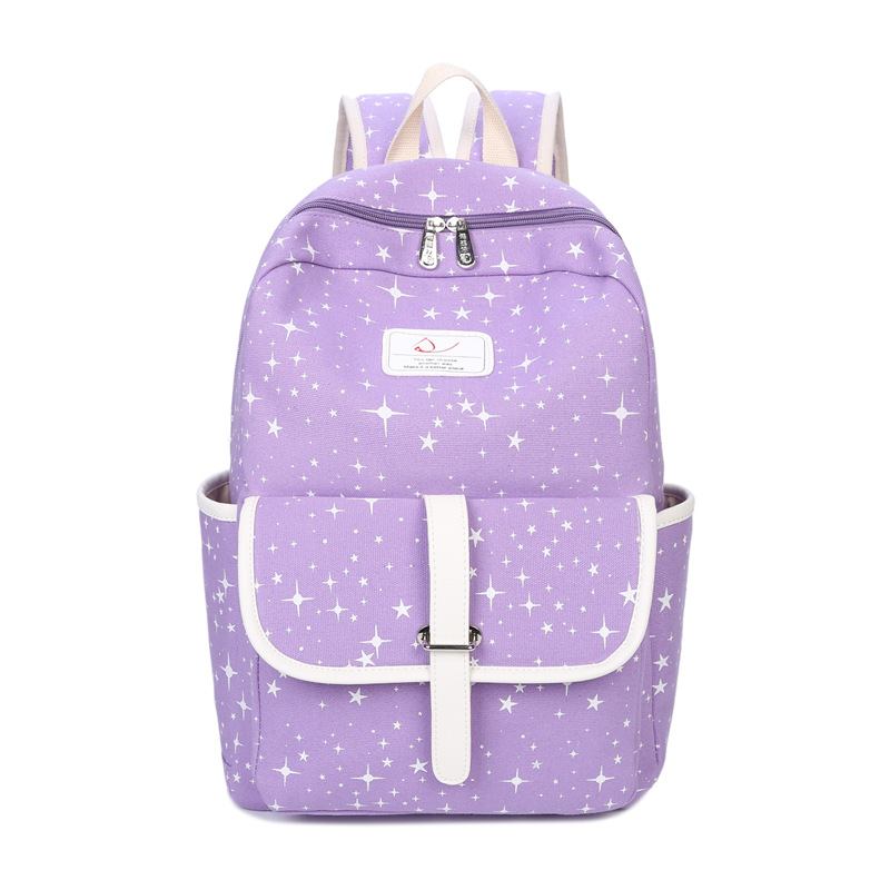 Σακίδιο Πλάτης Μαθητής Γυμνασίου Casual Print Backpack College Wind Τσάντα Ταξιδιού