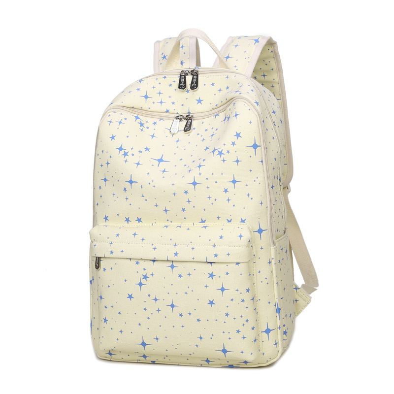 Σακίδιο Πλάτης Μαθητής Γυμνασίου Casual Print Backpack College Wind Τσάντα Ταξιδιού