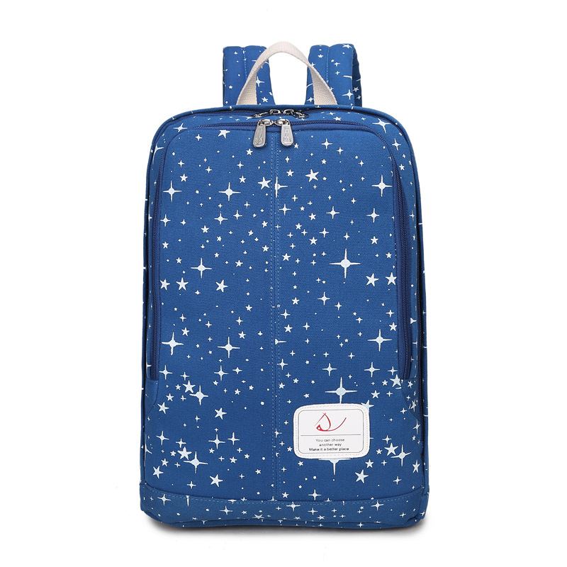 Σακίδιο Πλάτης Μαθητής Γυμνασίου Casual Print Backpack College Wind Τσάντα Ταξιδιού