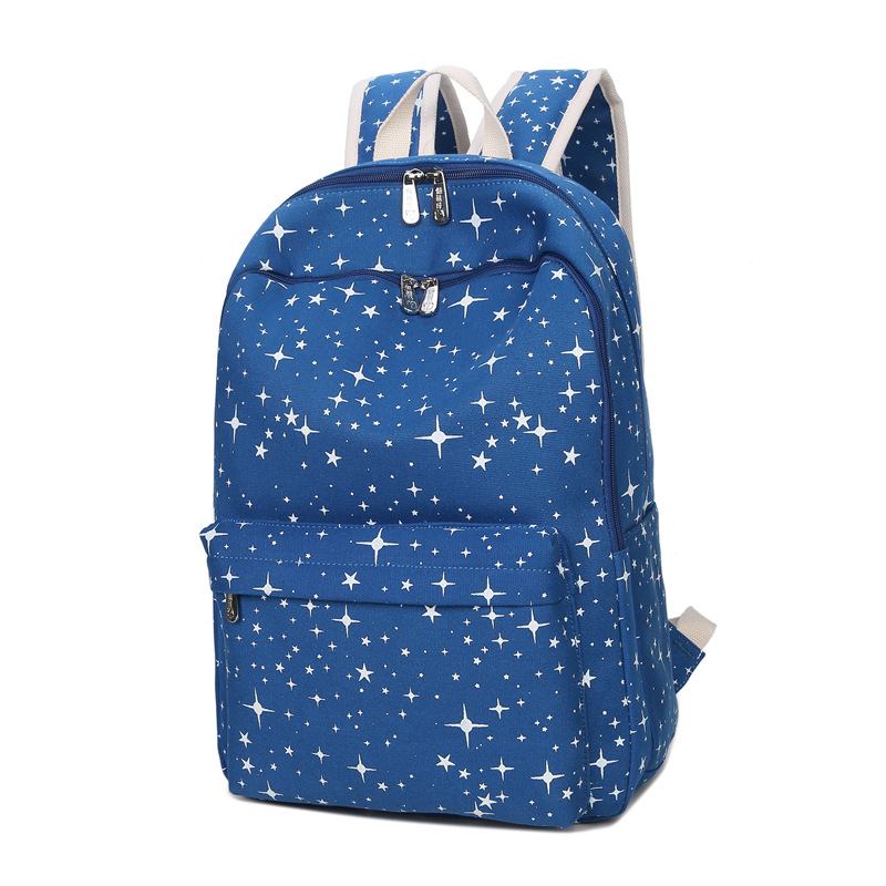 Σακίδιο Πλάτης Μαθητής Γυμνασίου Casual Print Backpack College Wind Τσάντα Ταξιδιού