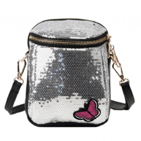 Season New Embroidered Line Butterfly Personality Sequin Τσάντα Για Κινητά Τηλέφωνα Shoulder Slung Mini Bag Cool Γυναικεία