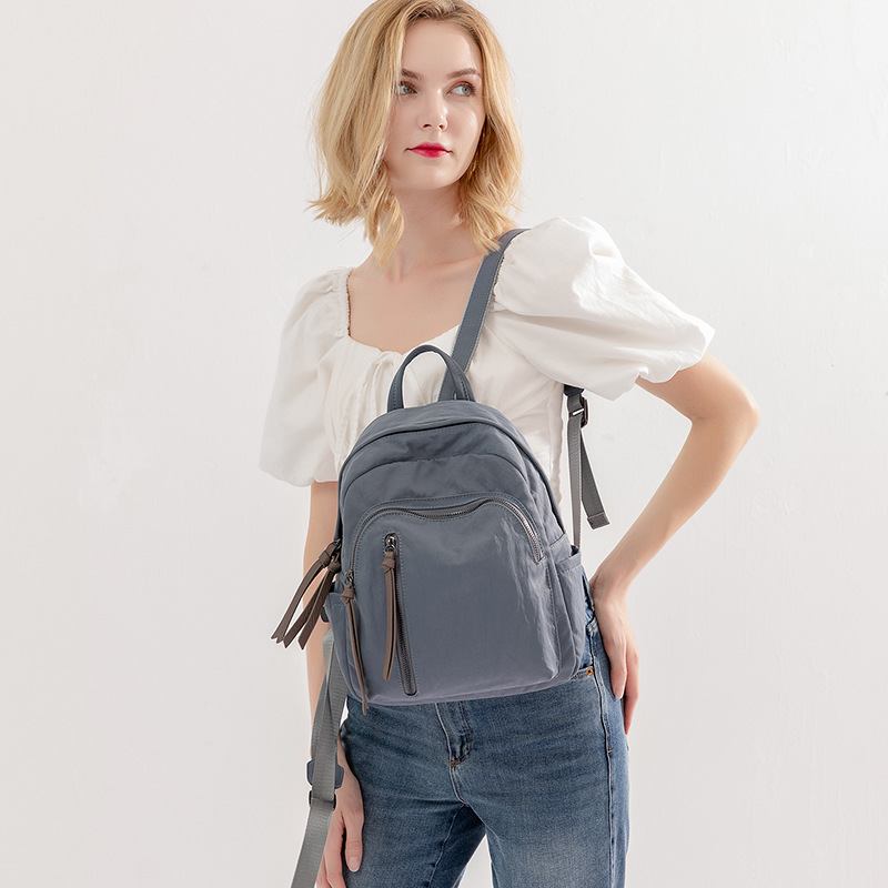 Street Trend Oxford Cloth Backpack Fashion Tassel Αντικλεπτικό Σακίδιο Πλάτης Για Γυναίκες