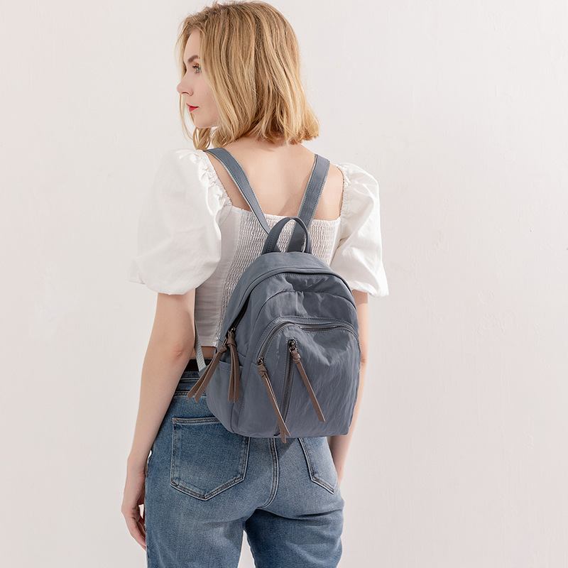 Street Trend Oxford Cloth Backpack Fashion Tassel Αντικλεπτικό Σακίδιο Πλάτης Για Γυναίκες