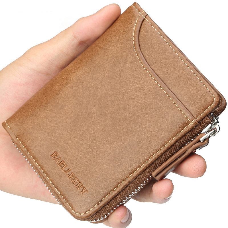 Τεχνητό Δέρμα Business 5 Card Slot Wallet Casual Τσάντα Πολυλειτουργικών Νομισμάτων