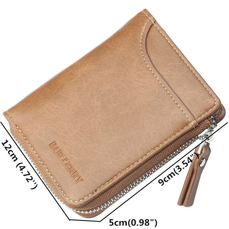 Τεχνητό Δέρμα Business 5 Card Slot Wallet Casual Τσάντα Πολυλειτουργικών Νομισμάτων