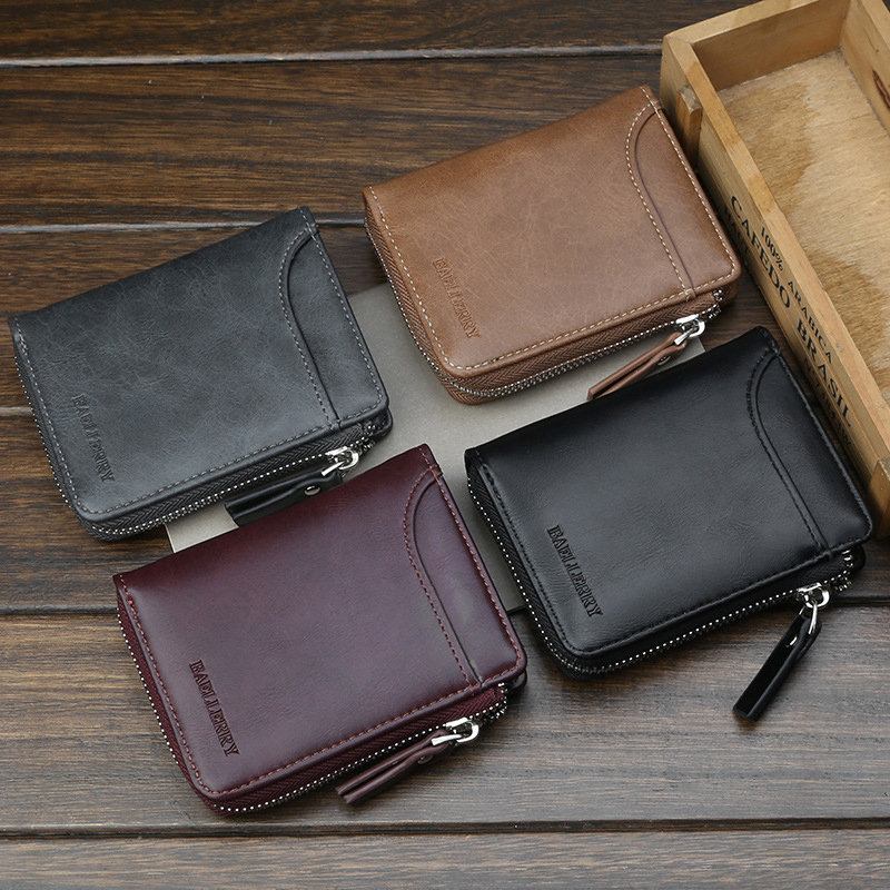 Τεχνητό Δέρμα Business 5 Card Slot Wallet Casual Τσάντα Πολυλειτουργικών Νομισμάτων