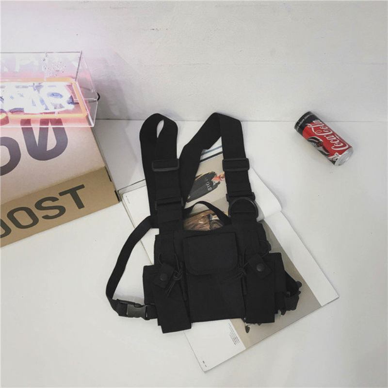 Tooling Messenger Bag Japanese Street Function Tactical Bag Chest Casual Ανδρικές Και Γυναικείες Τσέπες Πολλαπλών Λειτουργιών Cool