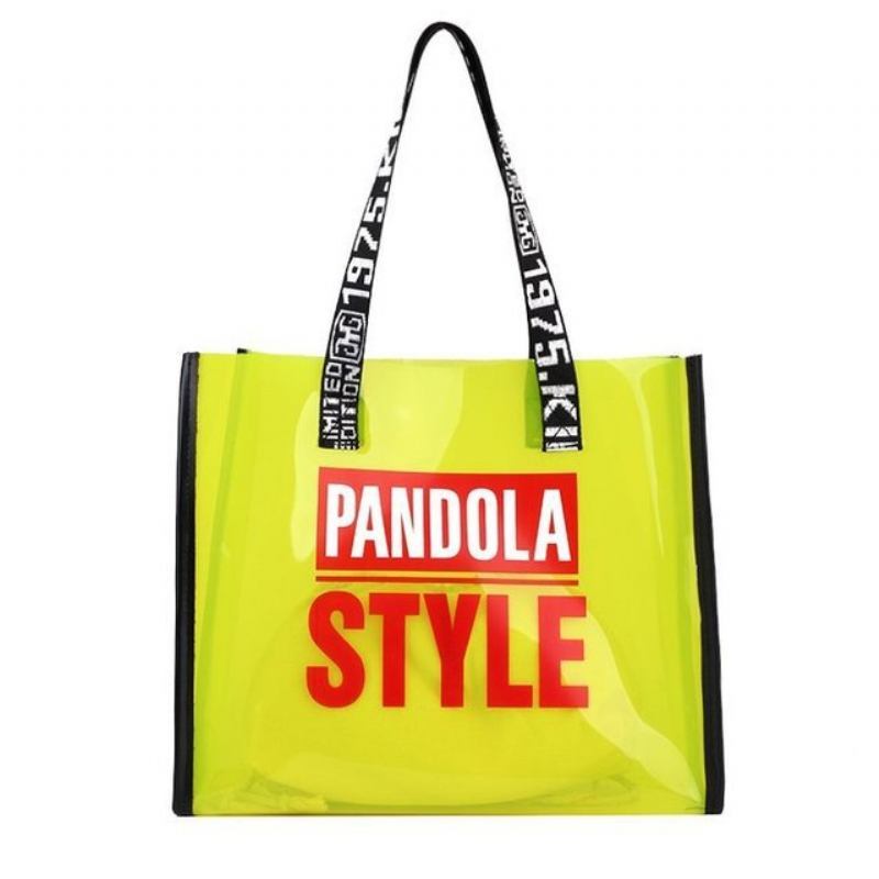 Τσάντα Female Tide Fashion Wild Shoulder Bag Lady Διάφανη Mother Bag Tote Μεγάλης Χωρητικότητας