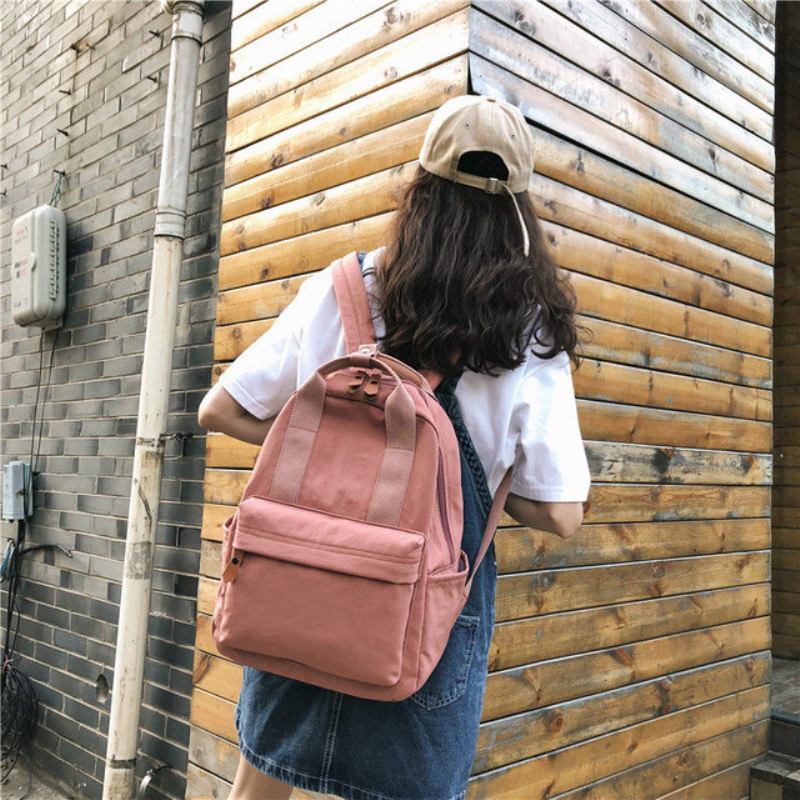 Τσάντα Ins Γυναικεία Γυμνάσιο Forest Simple Backpack Wild Student Vintage Sense Μεγάλη Χωρητικότητα Campus