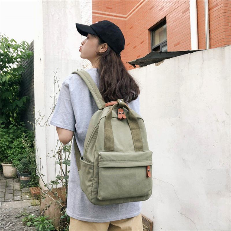 Τσάντα Ins Γυναικεία Γυμνάσιο Forest Simple Backpack Wild Student Vintage Sense Μεγάλη Χωρητικότητα Campus