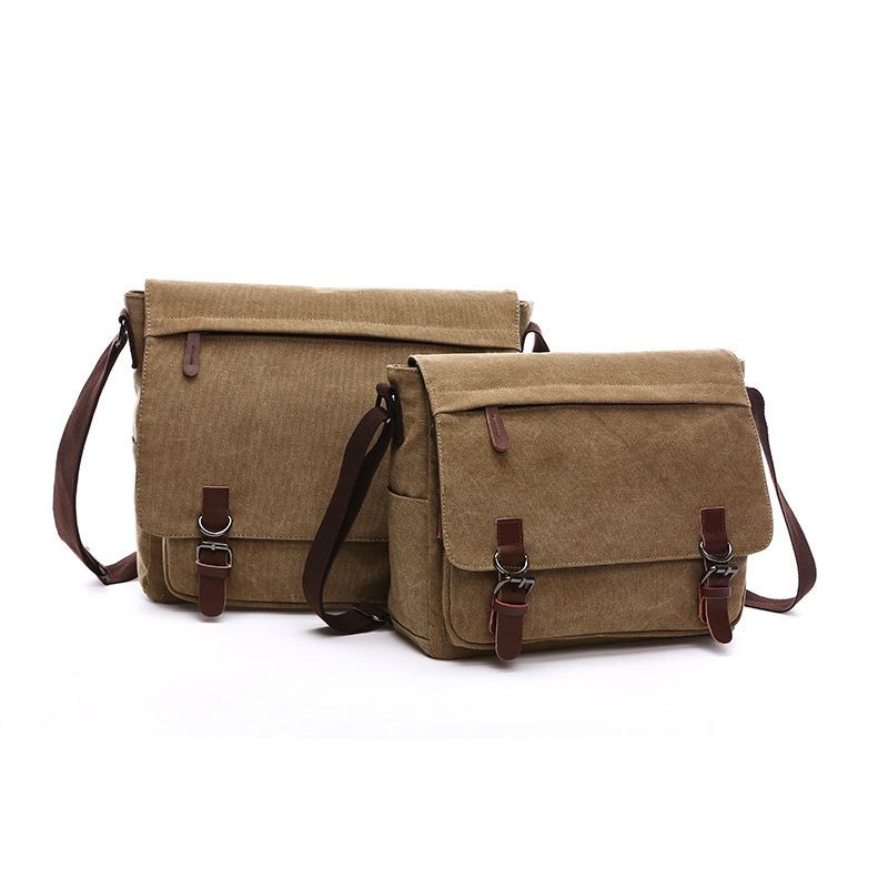 Τσάντα Messenger Shoulder Bag Wild Canvas Bag Practical Business Computer Cag Κορεατική Street Fashion Style