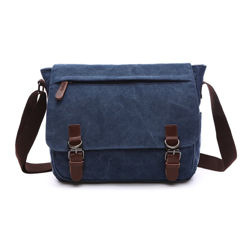 Τσάντα Messenger Shoulder Bag Wild Canvas Bag Practical Business Computer Cag Κορεατική Street Fashion Style