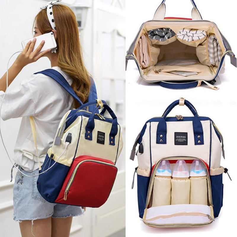 Τσάντα Πάνας Μεγάλης Χωρητικότητας Mommy Backpack Για Άνδρες Ή Γυναίκες