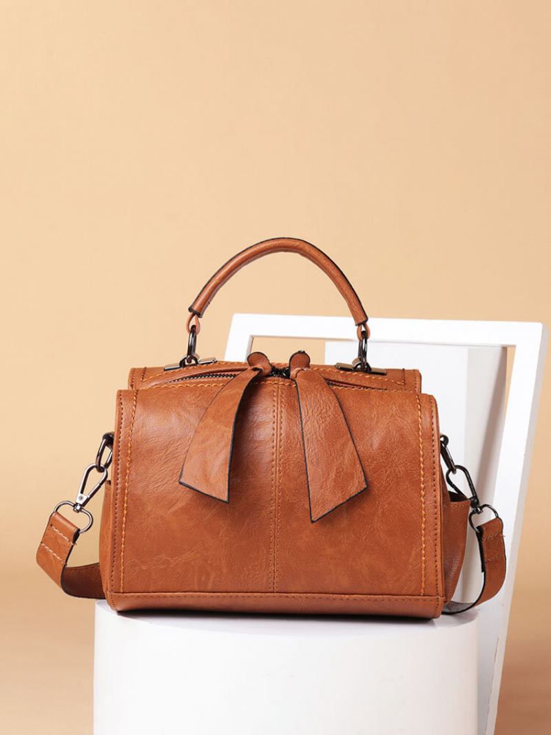 Τσάντα Πολλαπλών Λειτουργιών Women Leisure Solid Casual Crossbody Concise Shoulder Bag