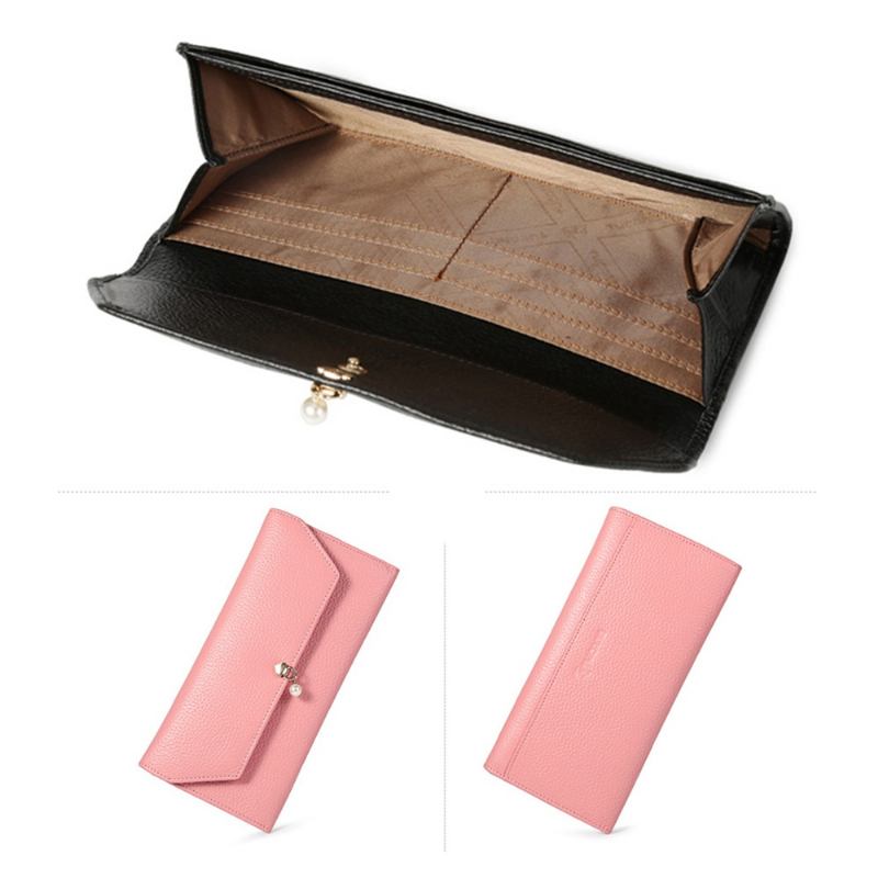 Tucano Γνήσιο Δέρμα Clutch Fashion Απλή Προσωπικότητα Μακρύ Πορτοφόλι Γυναικεία Κορίτσι 2023 Νέα Τσάντα