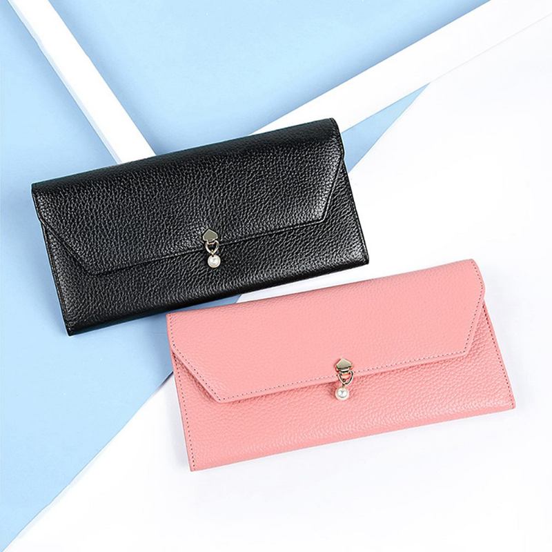 Tucano Γνήσιο Δέρμα Clutch Fashion Απλή Προσωπικότητα Μακρύ Πορτοφόλι Γυναικεία Κορίτσι 2023 Νέα Τσάντα